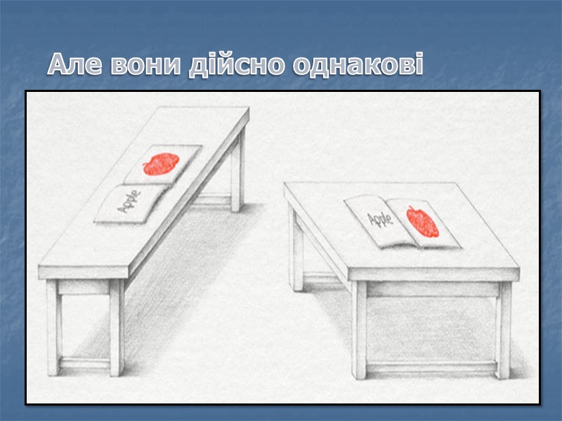 Але вони дійсно однакові